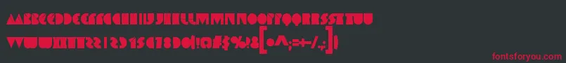 SpaceMelons Font – Red Fonts on Black Background