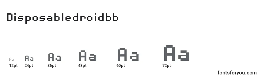 Disposabledroidbb Font Sizes