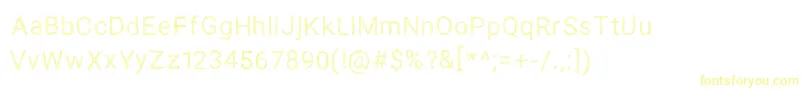 SPAGHETTI SANS Font – Yellow Fonts