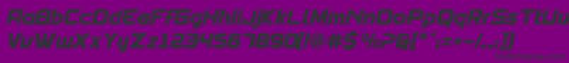 Spantaran Font – Black Fonts on Purple Background
