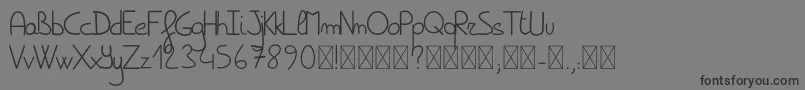 Шрифт Spark – чёрные шрифты на сером фоне