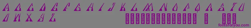 Specere Regular Font – Purple Fonts on Gray Background