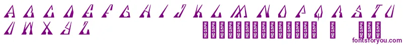 Specere Regular-fontti – violetit fontit