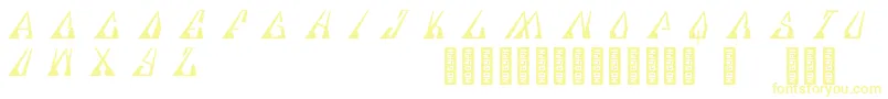 フォントSpecere Regular – 黄色のフォント