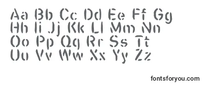Casualstencil Font