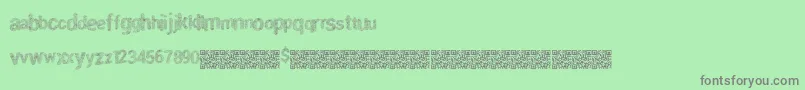 More about SpecialThird Font SpecialThird Font – Gray Fonts on Green Background