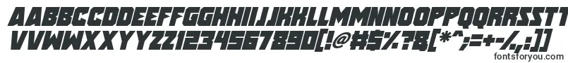 Speed Freaks Italic-fontti – Akriibiset fontit