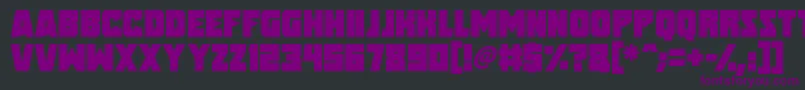 Speed Freaks Font – Purple Fonts on Black Background