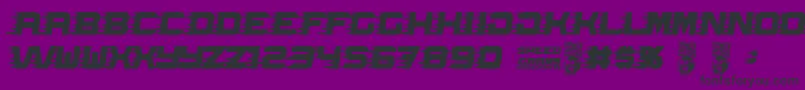 Speed Grams Font – Black Fonts on Purple Background