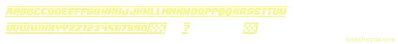 Więcej informacji o czcionce SpeedRacing Italic Czcionka SpeedRacing Italic – żółte czcionki