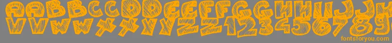 Подробнее о шрифте Speedy Шрифт Speedy – оранжевые шрифты на сером фоне