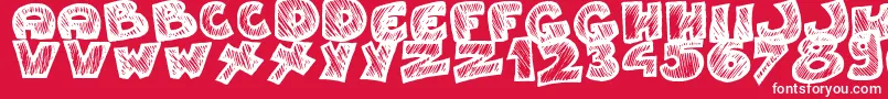 フォントSpeedy – 赤い背景に白い文字