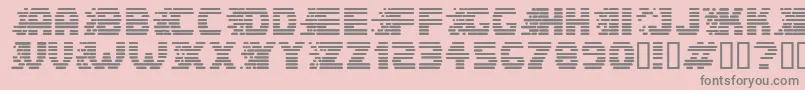 SPEERG   Font – Gray Fonts on Pink Background