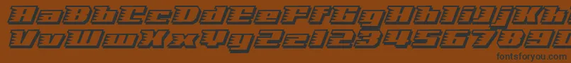 SPEES    Font – Black Fonts on Brown Background