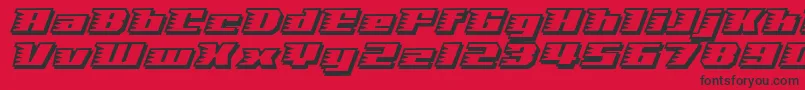 SPEES    Font – Black Fonts on Red Background