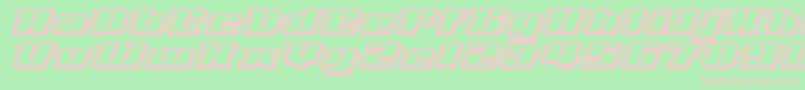 fuente SPEES    – Fuentes Rosadas Sobre Fondo Verde