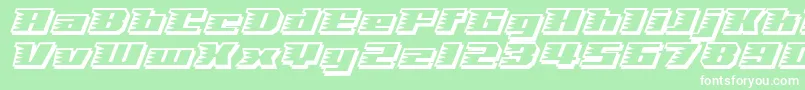 SPEES    Font – White Fonts on Green Background