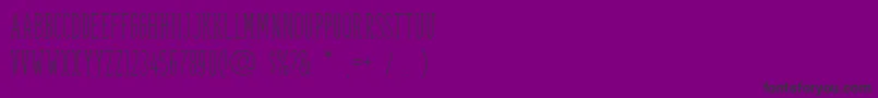 SpettekakaSerif FREE FOR PERSONAL USE ONLY-Schriftart – Schwarze Schriften auf violettem Hintergrund