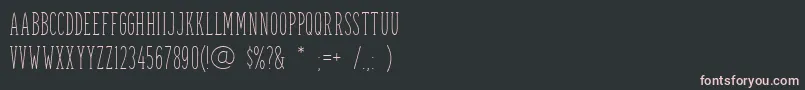 フォントSpettekakaSerif FREE FOR PERSONAL USE ONLY – 黒い背景にピンクのフォント