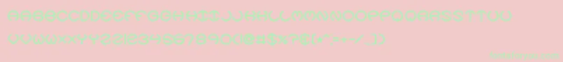 spheroix Font – Green Fonts on Pink Background