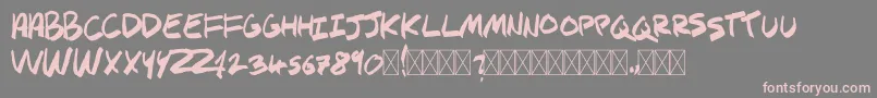 SPHYNX Font – Pink Fonts on Gray Background