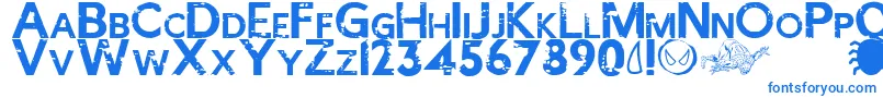 SPIDER MAN ECLIPSE Font – Blue Fonts