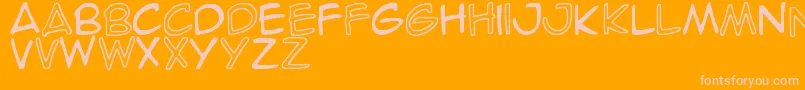 Подробнее о шрифте SpideRaY Шрифт SpideRaY – розовые шрифты на оранжевом фоне