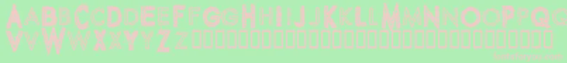 SPIKCG   Font – Pink Fonts on Green Background