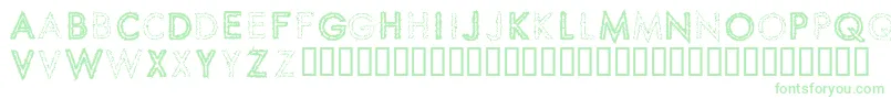 SPIKCS   Font – Green Fonts on White Background