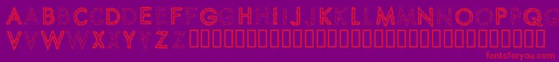 SPIKCS   Font – Red Fonts on Purple Background