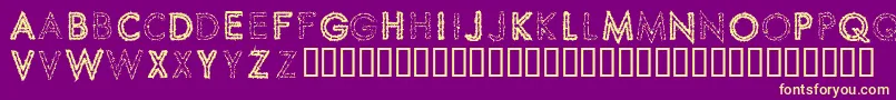 SPIKCS   Font – Yellow Fonts on Purple Background