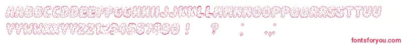 Spiky Italic Font – Red Fonts
