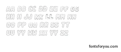 Шрифт Spiky Italic