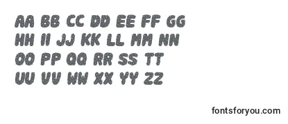 Schriftart SpikyBook Italic