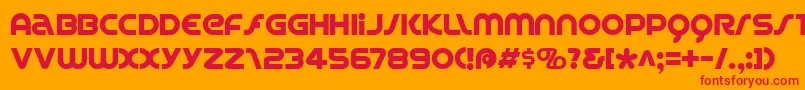 SPINC    Font – Red Fonts on Orange Background