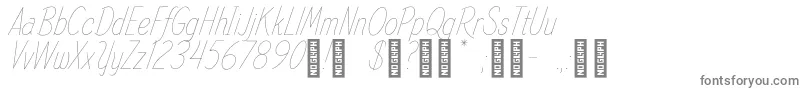 Шрифт SpindleRefined Regular – серые шрифты