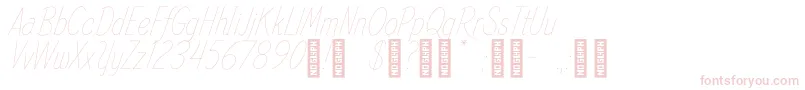 SpindleRefined Regular Font – Pink Fonts on White Background
