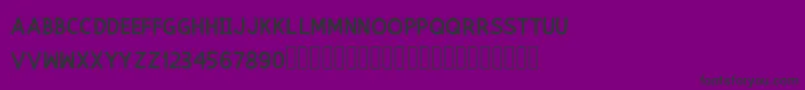 Spine Font – Black Fonts on Purple Background