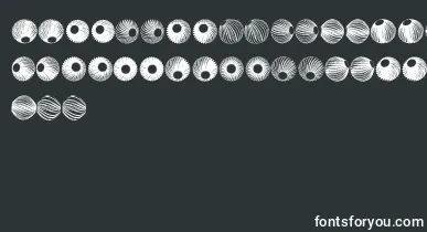SpiralObject3D font – White Fonts On Black Background