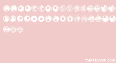 SpiralObject3D font – White Fonts On Pink Background