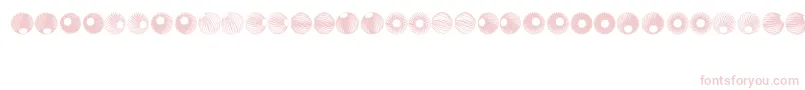 SpiralObject3D-Schriftart – Rosa Schriften
