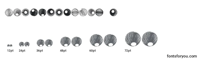 SpiralObject3D font sizes