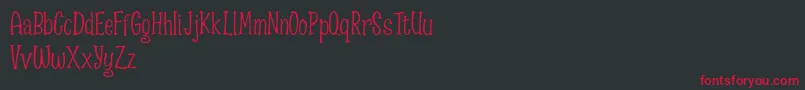fuente Spizzella Free font – Fuentes Rojas Sobre Fondo Negro