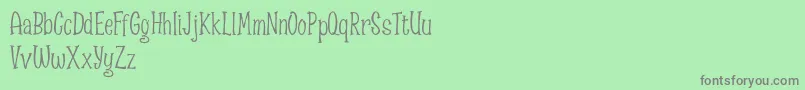 More about Spizzella Free font Font Spizzella Free font Font – Gray Fonts on Green Background