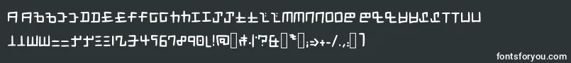 フォントSplatoon   Cephaloblock – 黒い背景に白い文字