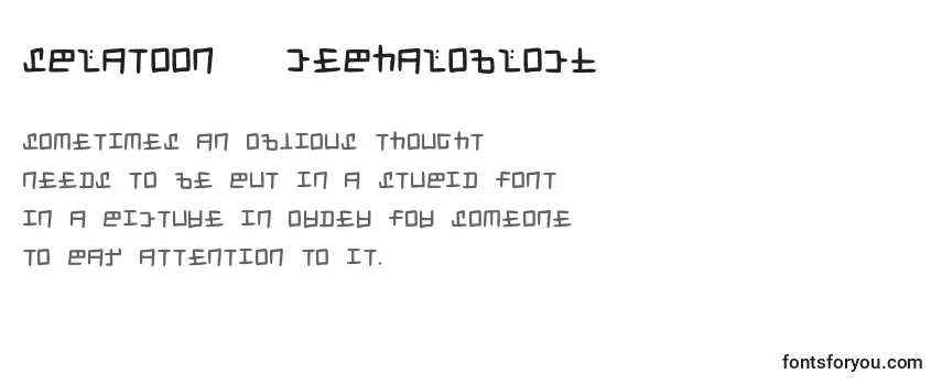 Splatoon   Cephaloblock Font