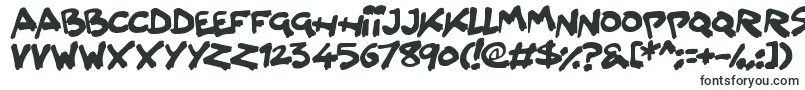 Шрифт Splatter Kings – граффити шрифты