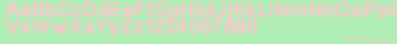 Splatz2 Font – Pink Fonts on Green Background