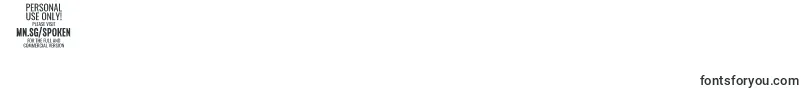Spoken PERSONAL-Schriftart – Schriften für die Ziffer 3