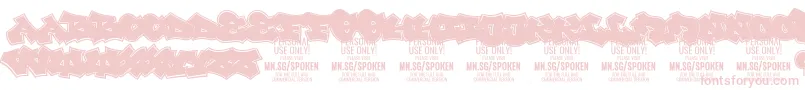 Spoken PERSONAL Font – Pink Fonts